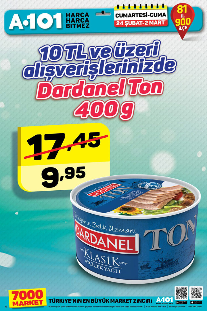 A101 24 Şubat 2018 Hafta Sonu – Efsane İndirim