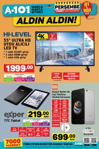 A101 1 Mart 2018 Aktüel Ürünler Kataloğu