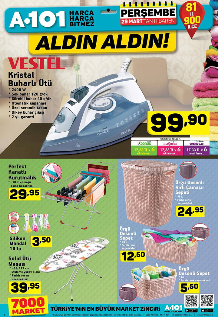 A101 29 Mart Her Eve Lazım Aktüel Ürün Sayfası