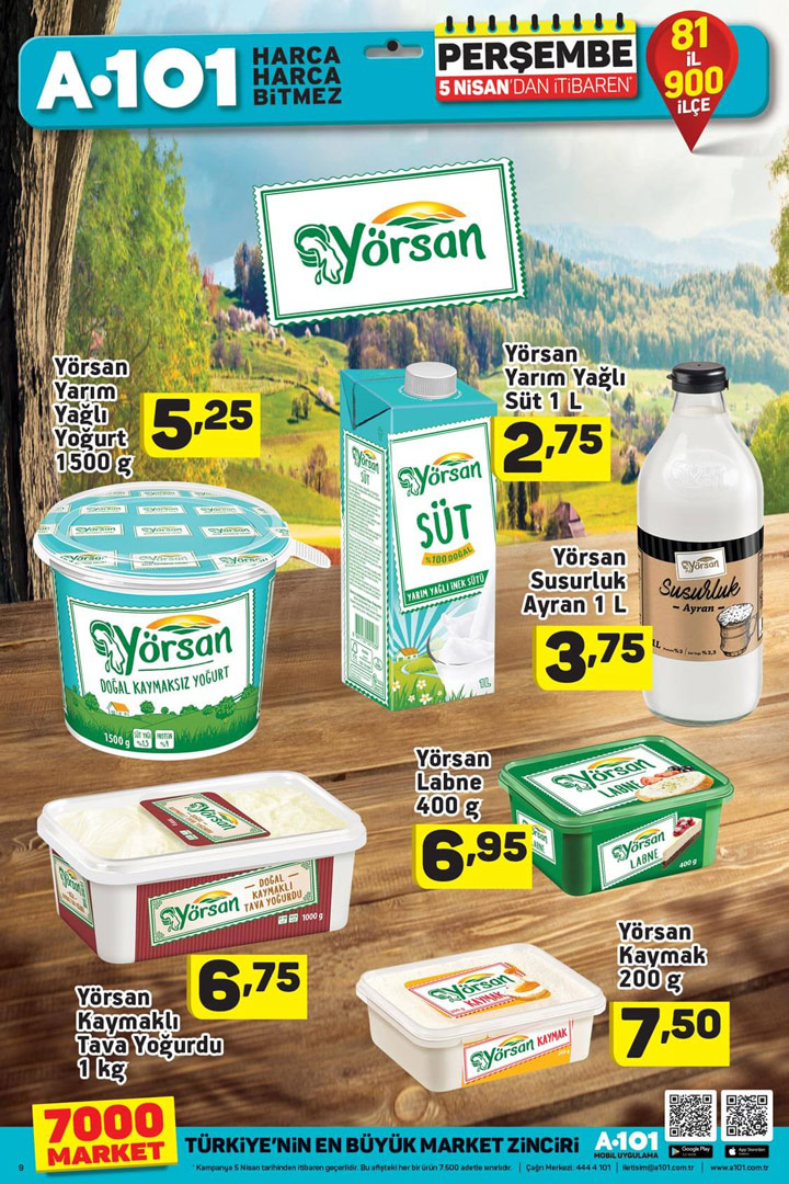 A101 5 Nisan Yörsan Aktüel Ürünleri Sayfası