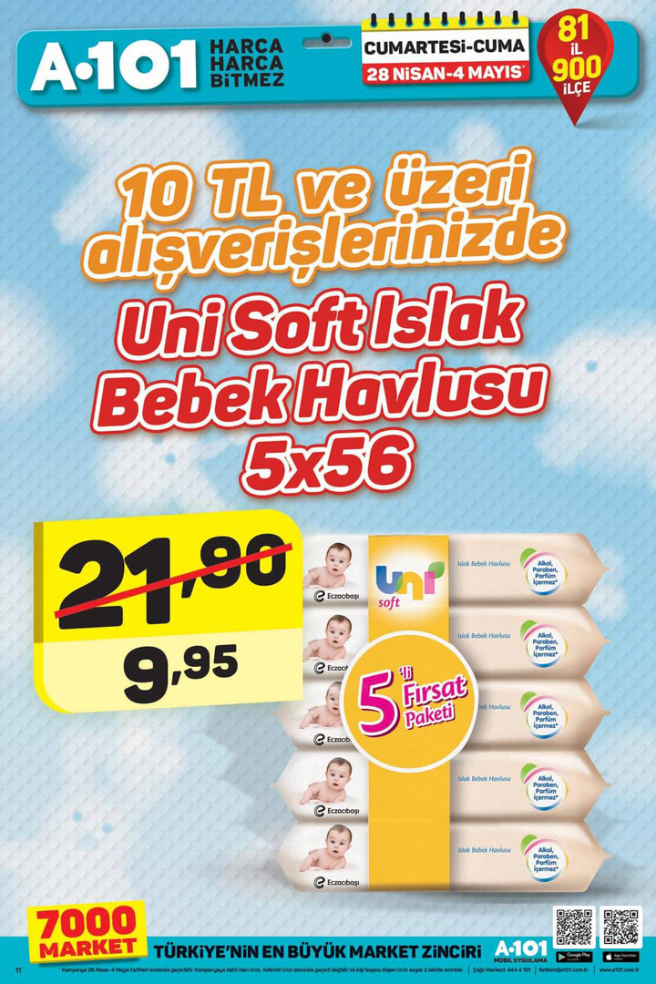 A101 28 Nisan Efsane Hafta Sonu İndirimi