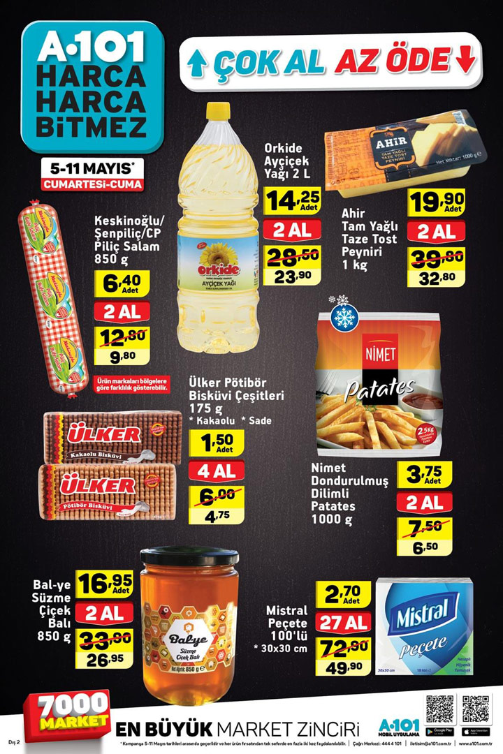 A101 5 Mayıs – 11 Mayıs Aktüel Ürün Katalogları