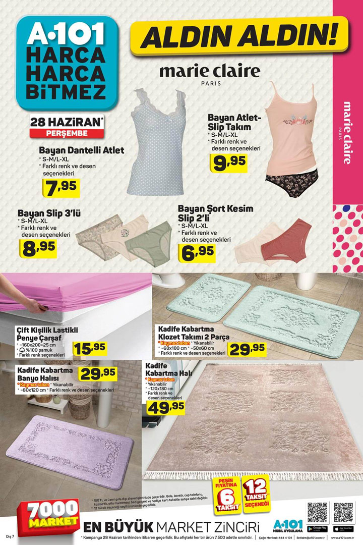 A101 23 Haziran Aktüel Ürün Ev Ürünleri Listesi
