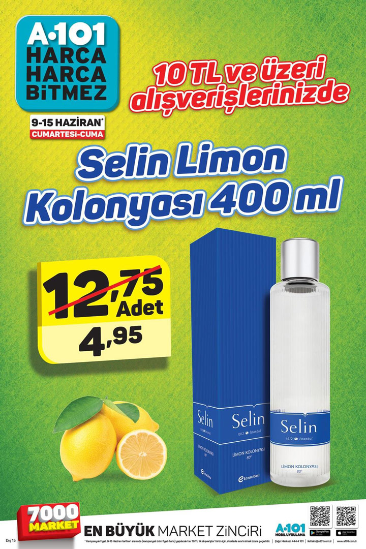 A101 9 Haziran Aktüel Efsane İndirim Sayfası