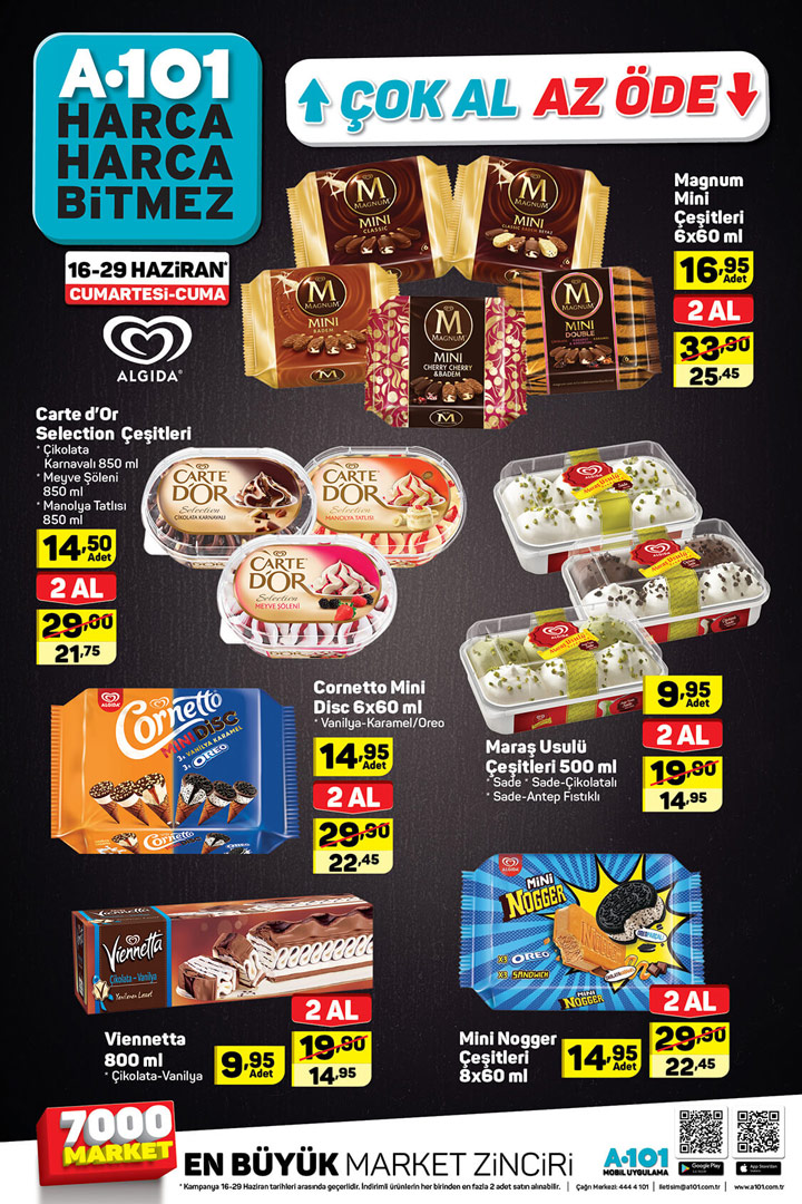 A101 Hafta Sonu Aktüel – 16 Haziran & 29 Haziran Kampanyası