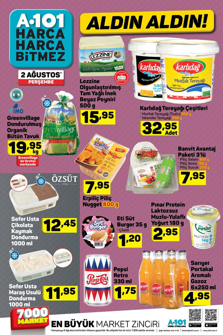 A101 Aldın Aldın 2 Ağustos 2018 Perşembe Katalog İncelemesi
