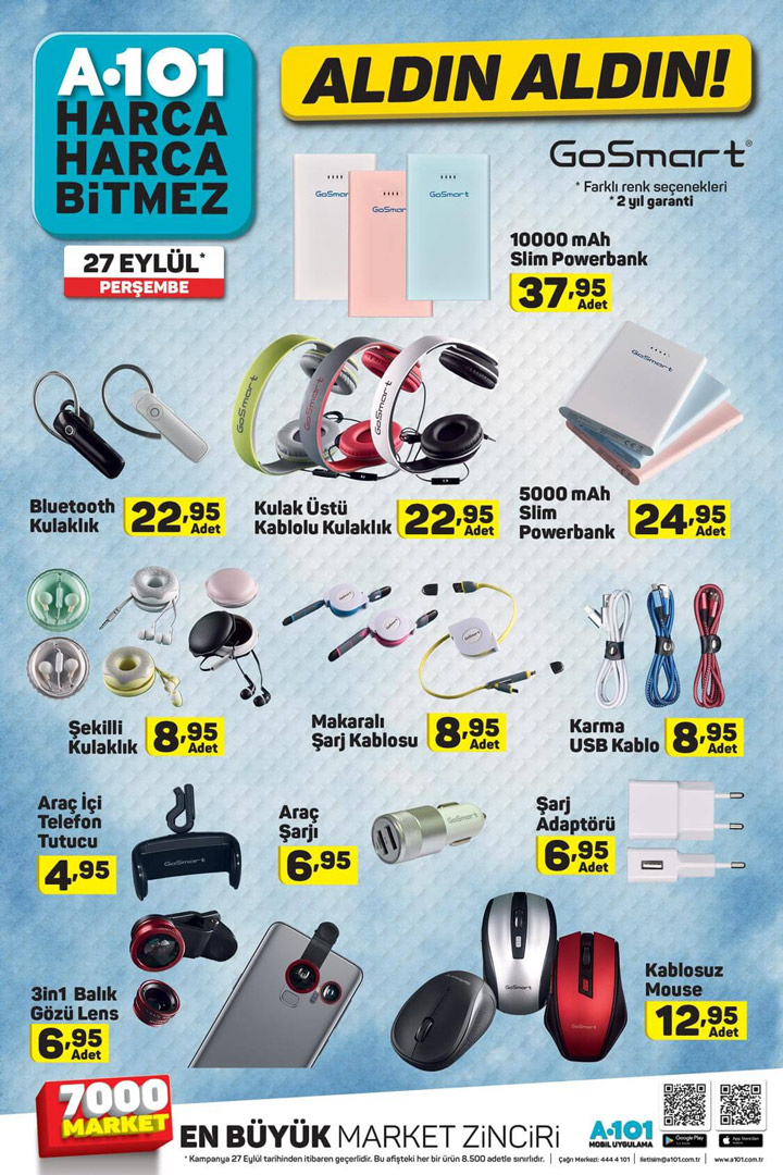 A101 Aktuel, 27 Eylül GoSmart Ürünleri Fırsat İncelemesi
