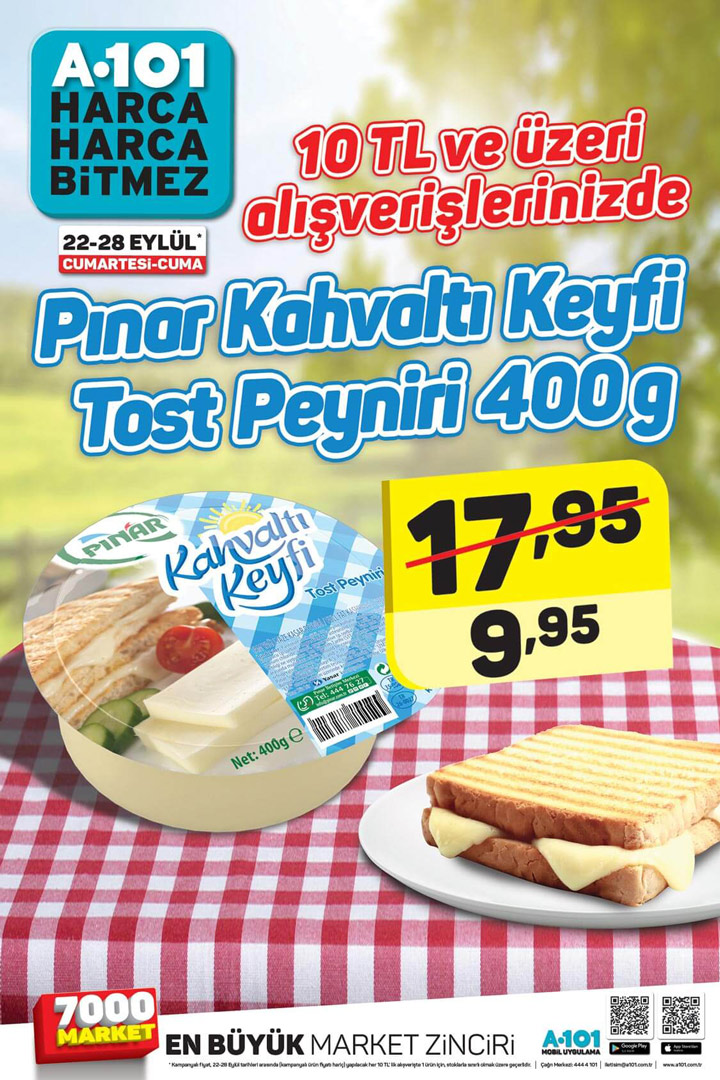 A101 Efsane Kampanyaları 22 Eylül 2018 Fırsatları