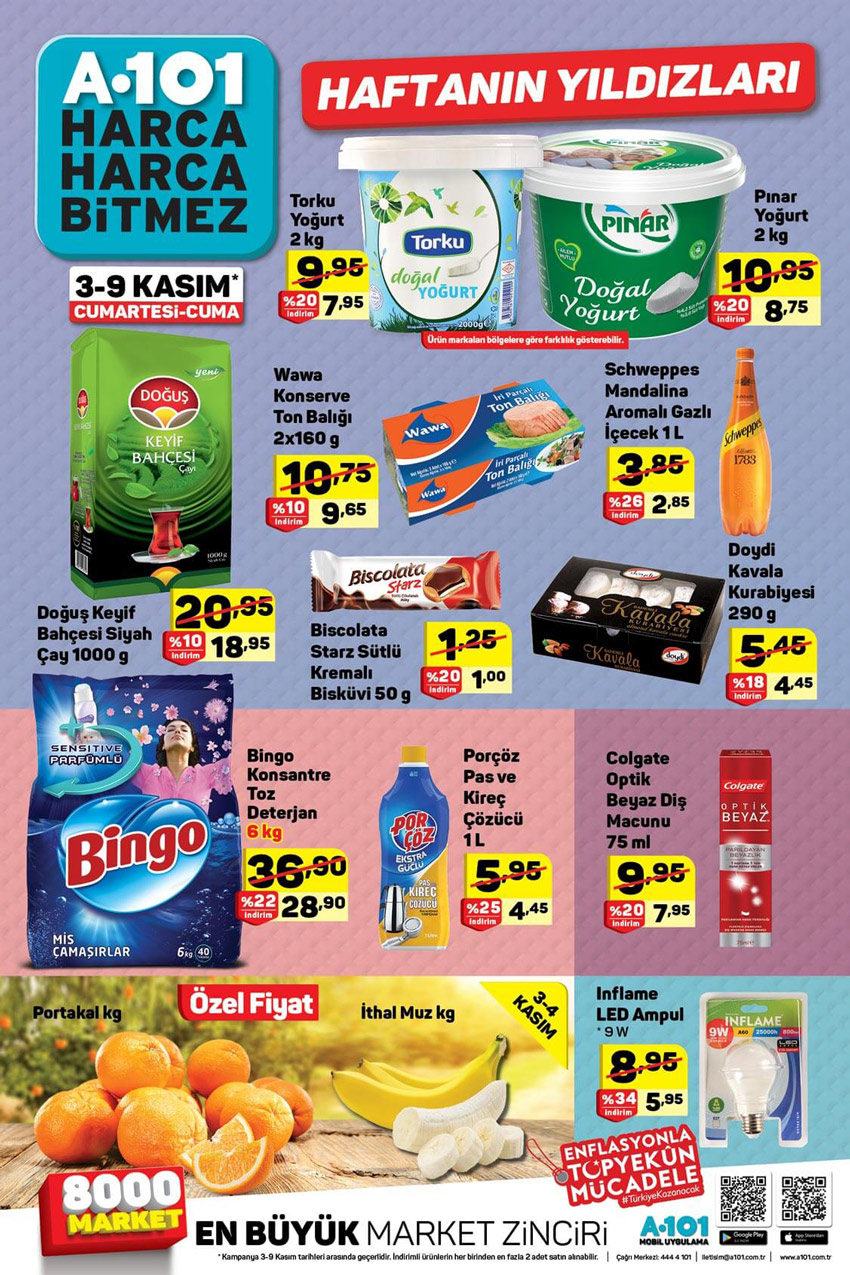 A101 3 Kasım 2018 Aktüel Ürünler Kataloğu