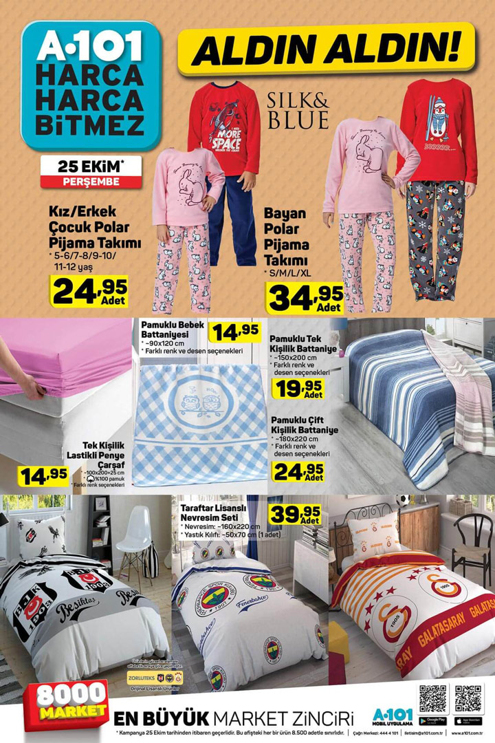 A101 Aktüel Katalog 25 Ekim Yeni Fırsatlar