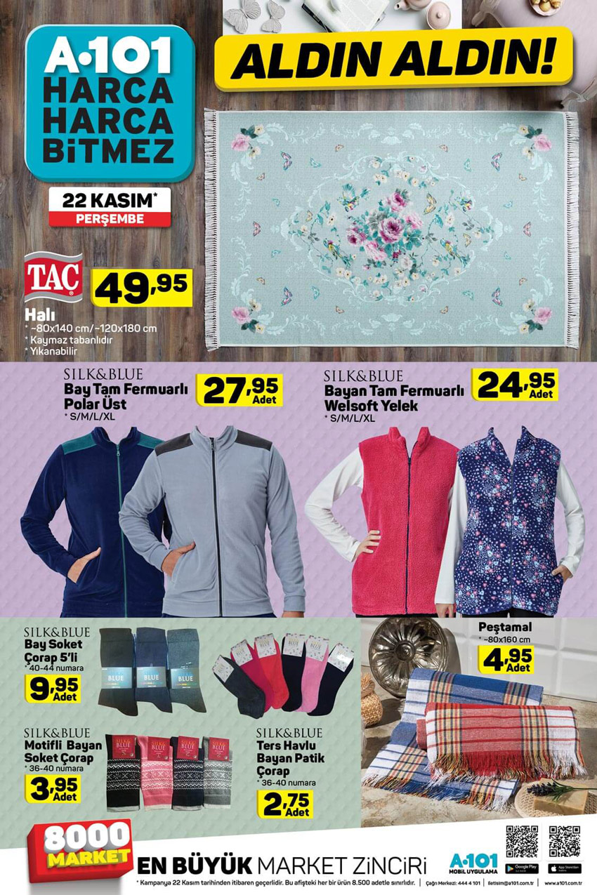 A101 22 Kasım Cazip Aktüel Ürünleri