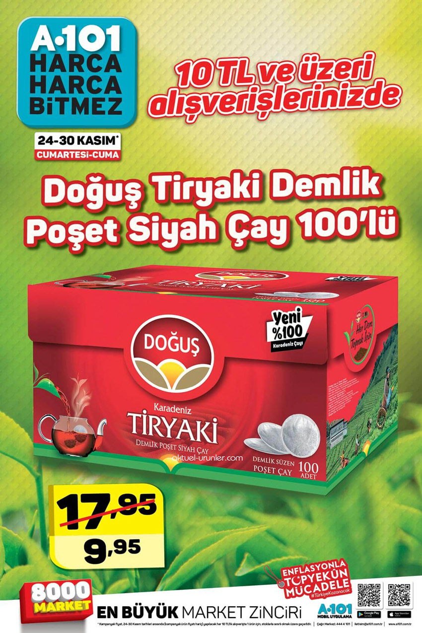 A101 24-30 Kasım Efsane Aktüel Ürün Broşürü