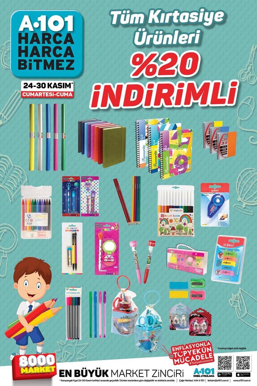 A101 24 Kasım Kırtasiye Aktuel Ürünler İncelemesi