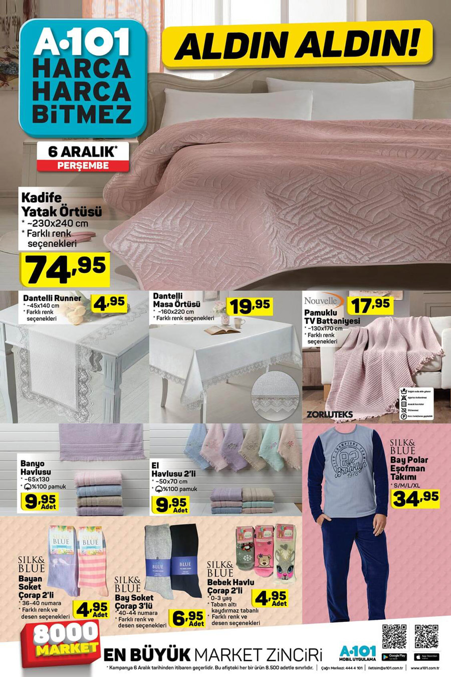 A101 Aktüel 6 Aralık Perşembe Aldın Aldın Fırsatı