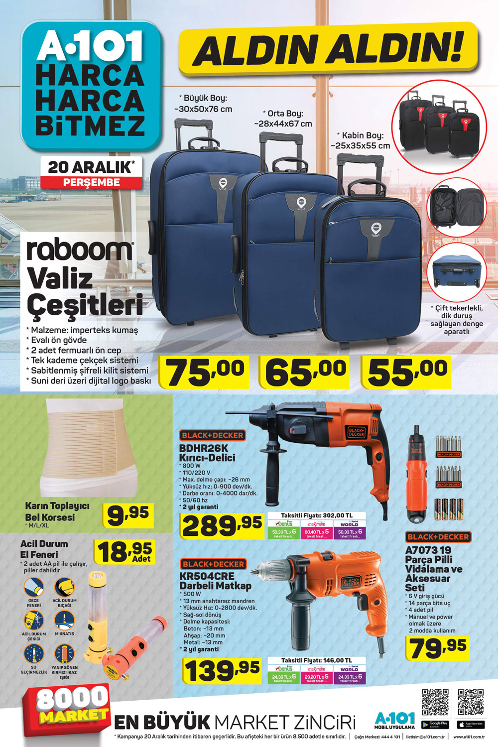 A101 20 Aralık Çok Beklenen Aktüel Ürünler