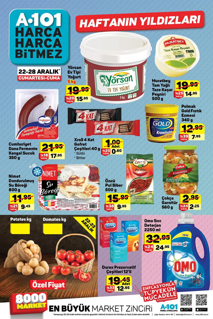 A101 22 Aralık 2018 Aktüel Ürünler Kataloğu