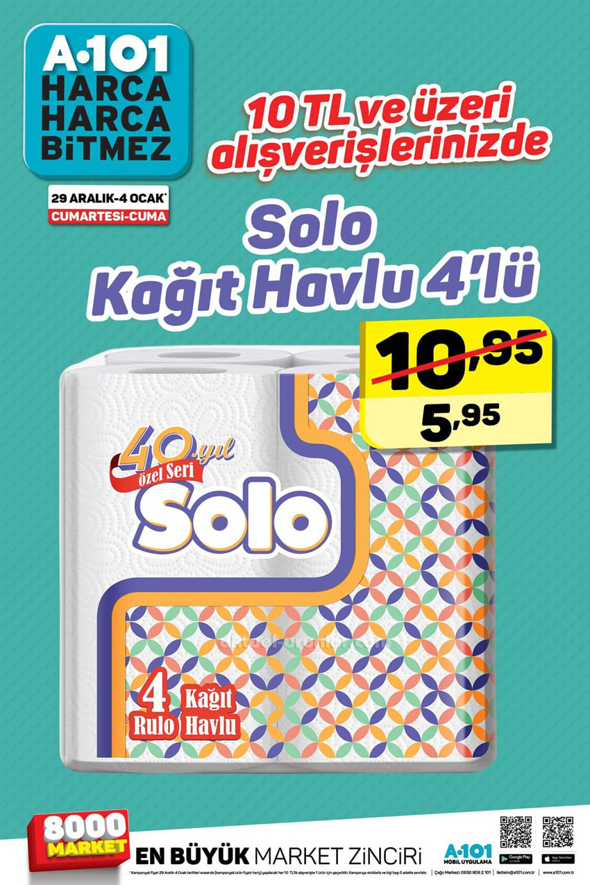 A101 29 Aralık – 4 Ocak Efsane Aktüel Ürünleri