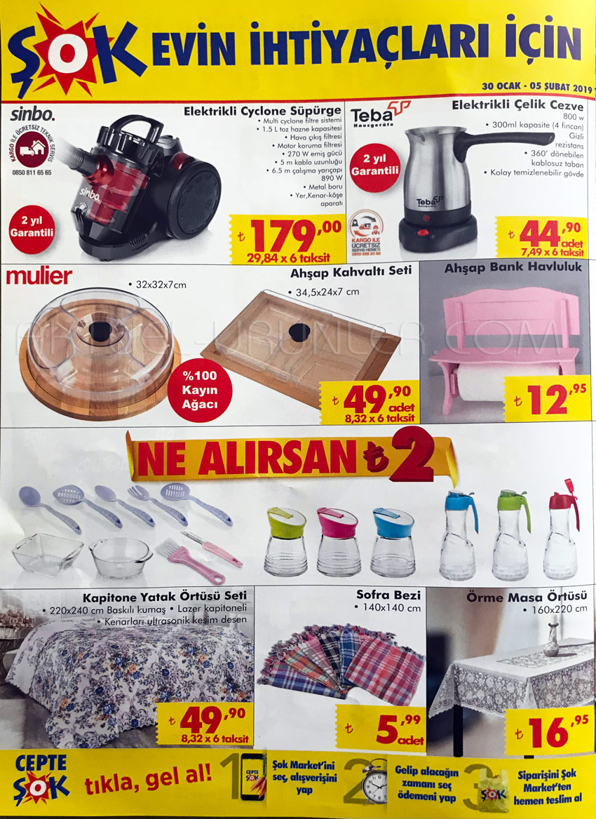 ŞOK 30 OCAK 2019