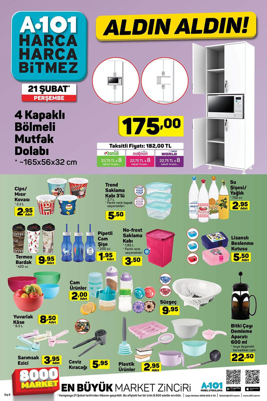 A101 21 Şubat Aktüel Ürün Kataloğu İncelemesi