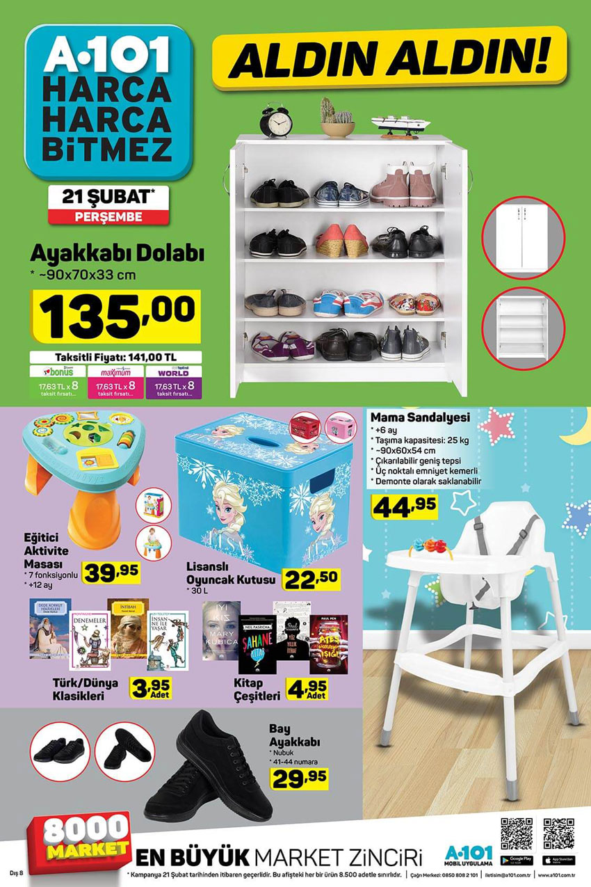 A101 21 Şubat Beklenen Aktüel Ürün Kataloğu