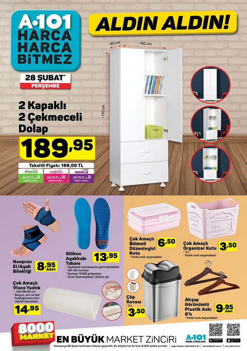 A101 Aktuel 28 Şubat Sıcak Fırsatlar Kataloğu