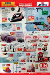 BİM 1 Mart 2019 Aktüel Ürünler Kataloğu