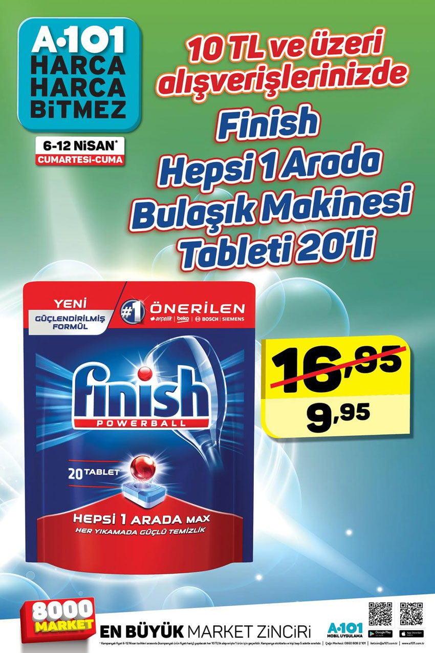 6 Nisan 2019 Aktüel Ürünleri Tekli Kampanya