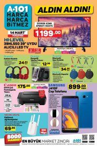 A101 14 Mart 2019 Aktüel Ürünler Kataloğu