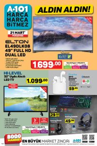 A101 21 Mart 2019 Aktüel Ürünler Kataloğu