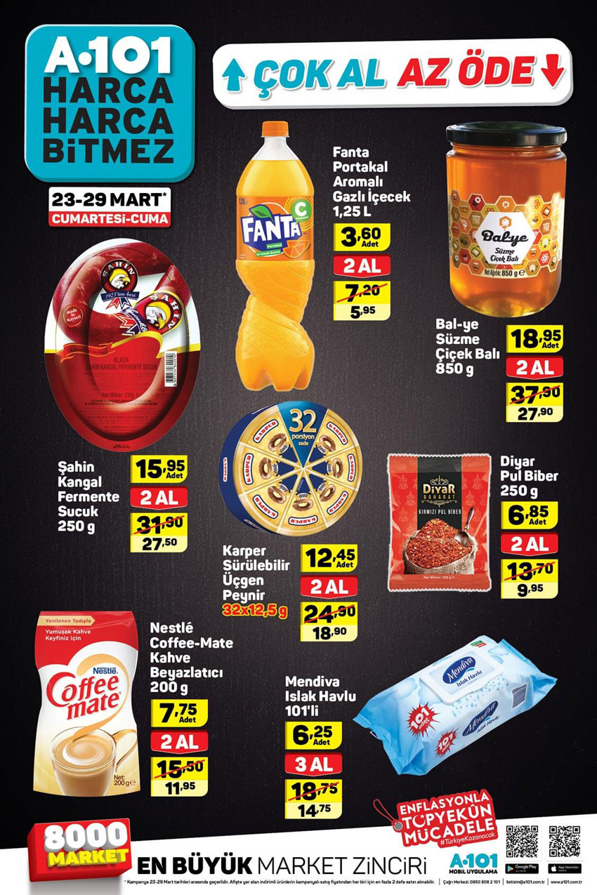 A101 23 Mart Hafta Sonu Aktüel Ürün Katalogları