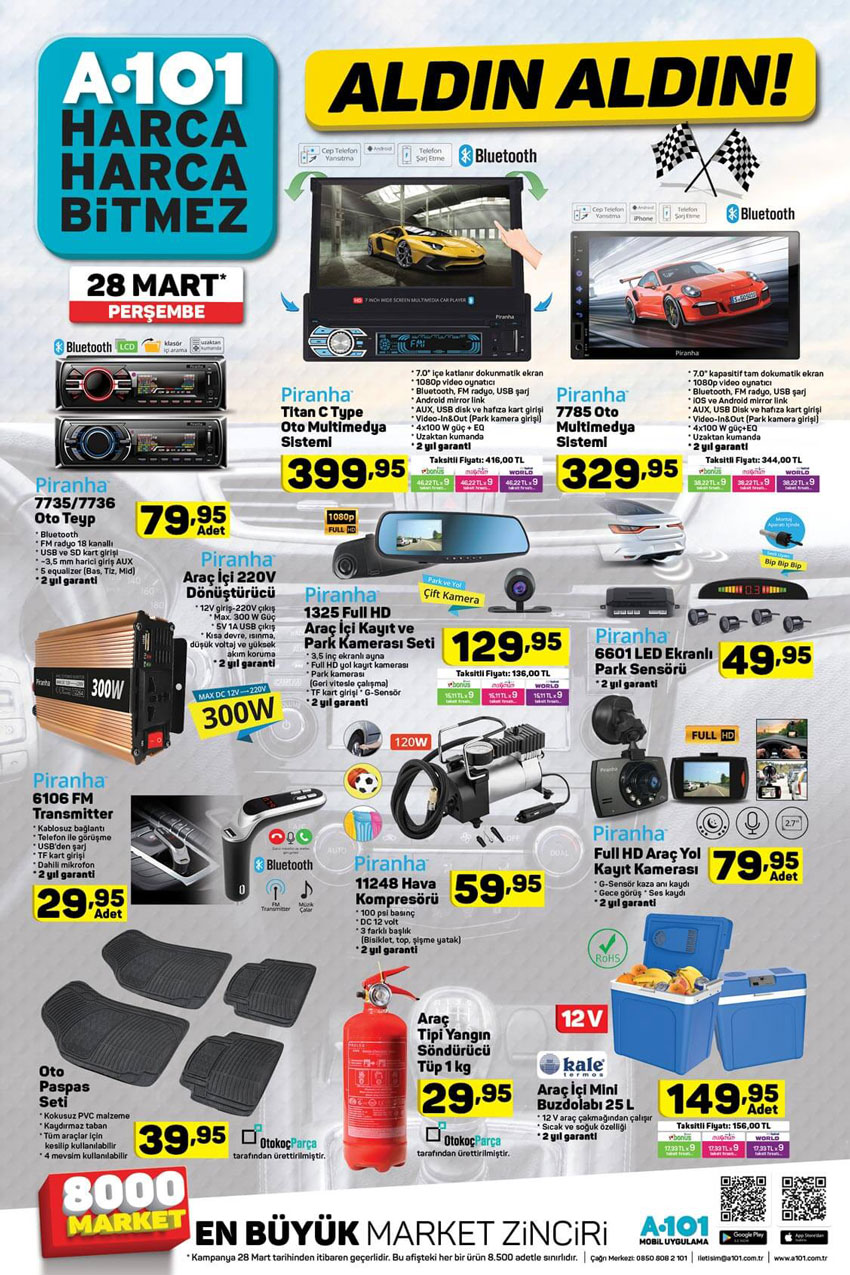 A101 Aktüel 28 Mart Otomobil Aktüel Ürün Sayfası