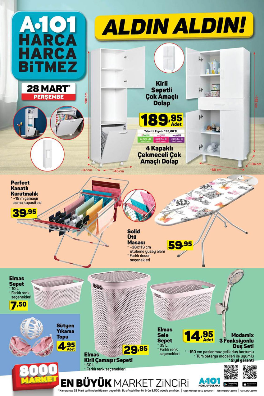 A101 Aktüel Merak Edilen 28 Mart Katalog Ürünleri