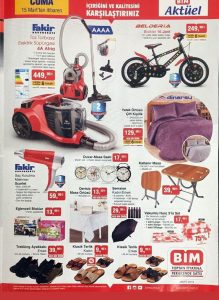 BİM 15 Mart 2019 Aktüel Ürünler Kataloğu