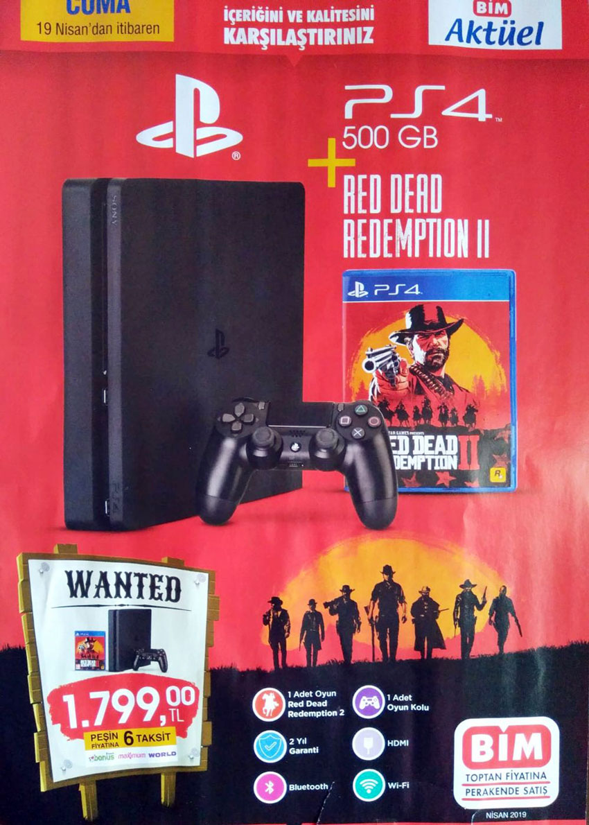 BİM PS4 Sürprizi – 19 Nisan 2019 Kataloğu