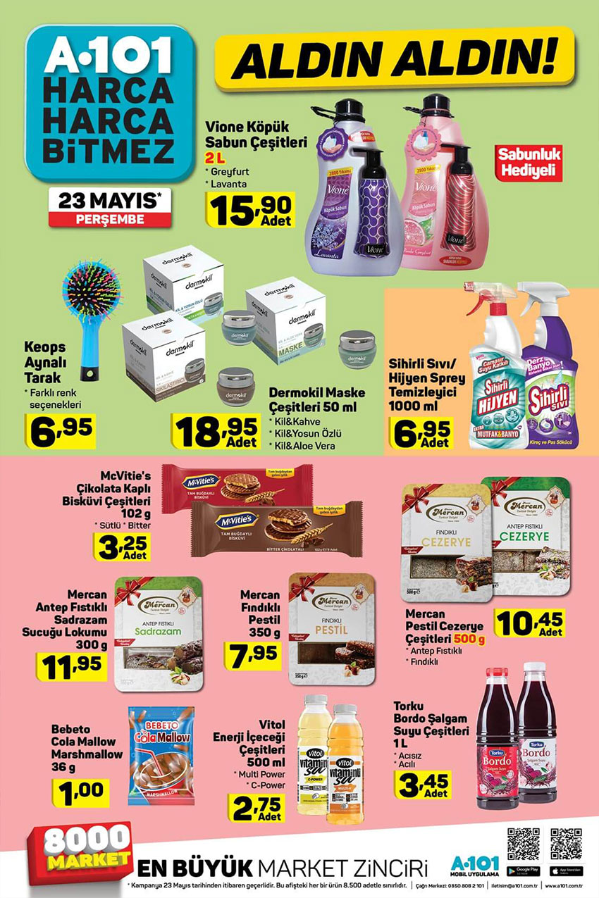 A101 23 Mayıs Perşembe Günü Ne Sunacak – Cevap Burada