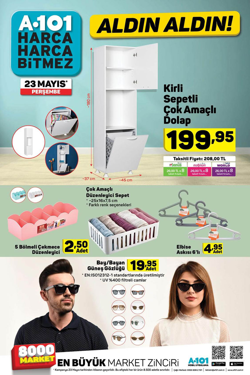 A101 Market (23 Mayıs – 30 Mayıs) Aktüel Katalog İncelemesi