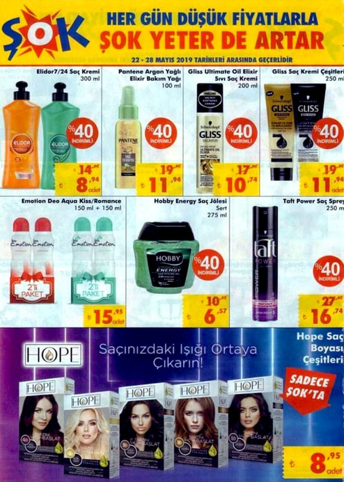 ŞOK Aktüel 22 Mayıs 2019 Kataloğu Aktüel Ürünler