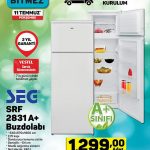 A101 SEG SRF 2831 A+ Buzdolabı Kampanyası - 11 Temmuz