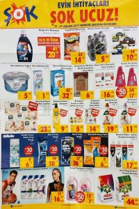 21-27 Ağustos 2019 Şok Gıda Aktüel Ürünleri