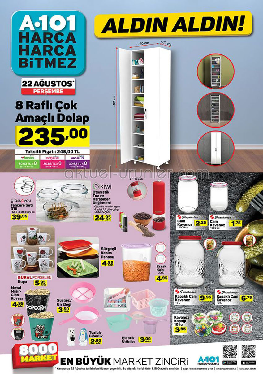 A101 Aktüel ile Gerekli İndirimler Kataloğu İncelemesi