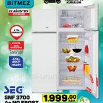 A101 SEG SNF 3700 No Frost Buzdolabı - 22 Ağustos 2019