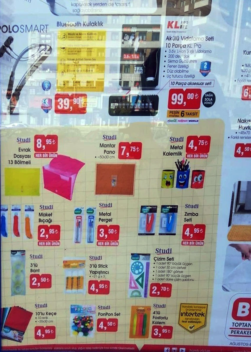 Bim Market Kırtasiye ve Okul Gereçleri Kataloğu