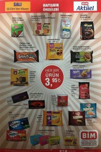 8 Ekim Bim Aktüel Tek Fiyat Ürün Listesi