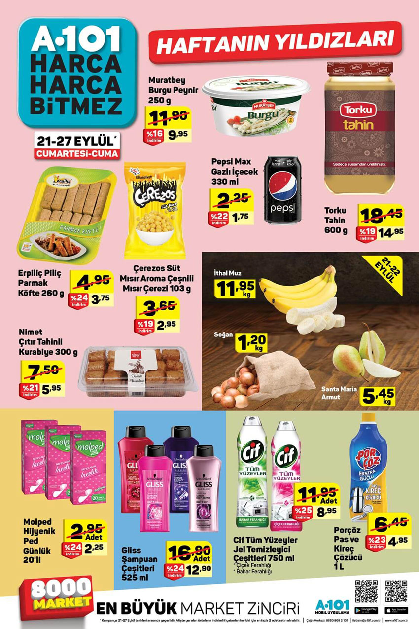 A101 21 Eylül 2019 Aktüel Ürünler Kataloğu