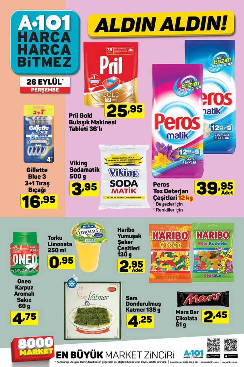 A101 Aktüel Aldın Aldın 26 Eylül 2019 Kataloğu