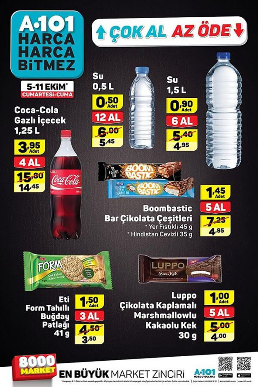 5 – 11 Ekim A101 Aktüel Çok Al Az Öde İndirimleri
