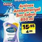 A101 Activex Antibakteriyel Sıvı Sabun 19 Ekim Büyük Kataloğu