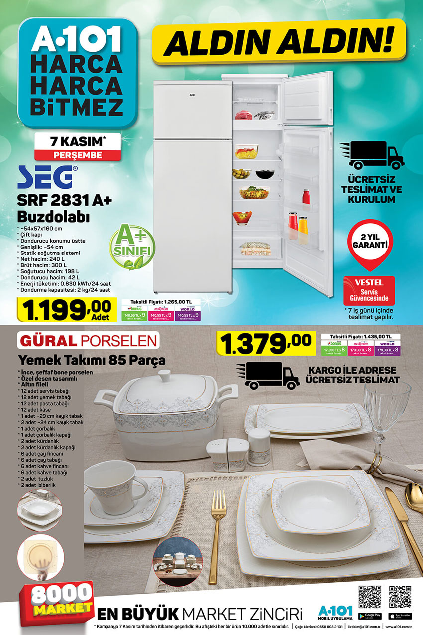 A101 Güral Porselen 85 Parça Çeyiz Ürünü İncelemesi