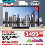 A101 Toshiba 55V5863 DAT UHD Smart LED TV İncelemesi