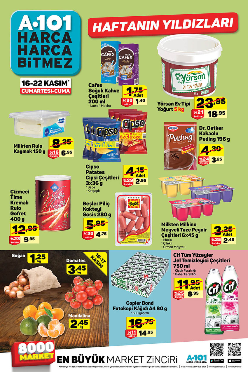 A101 16 Kasım 2019 Aktüel Ürünler Kataloğu